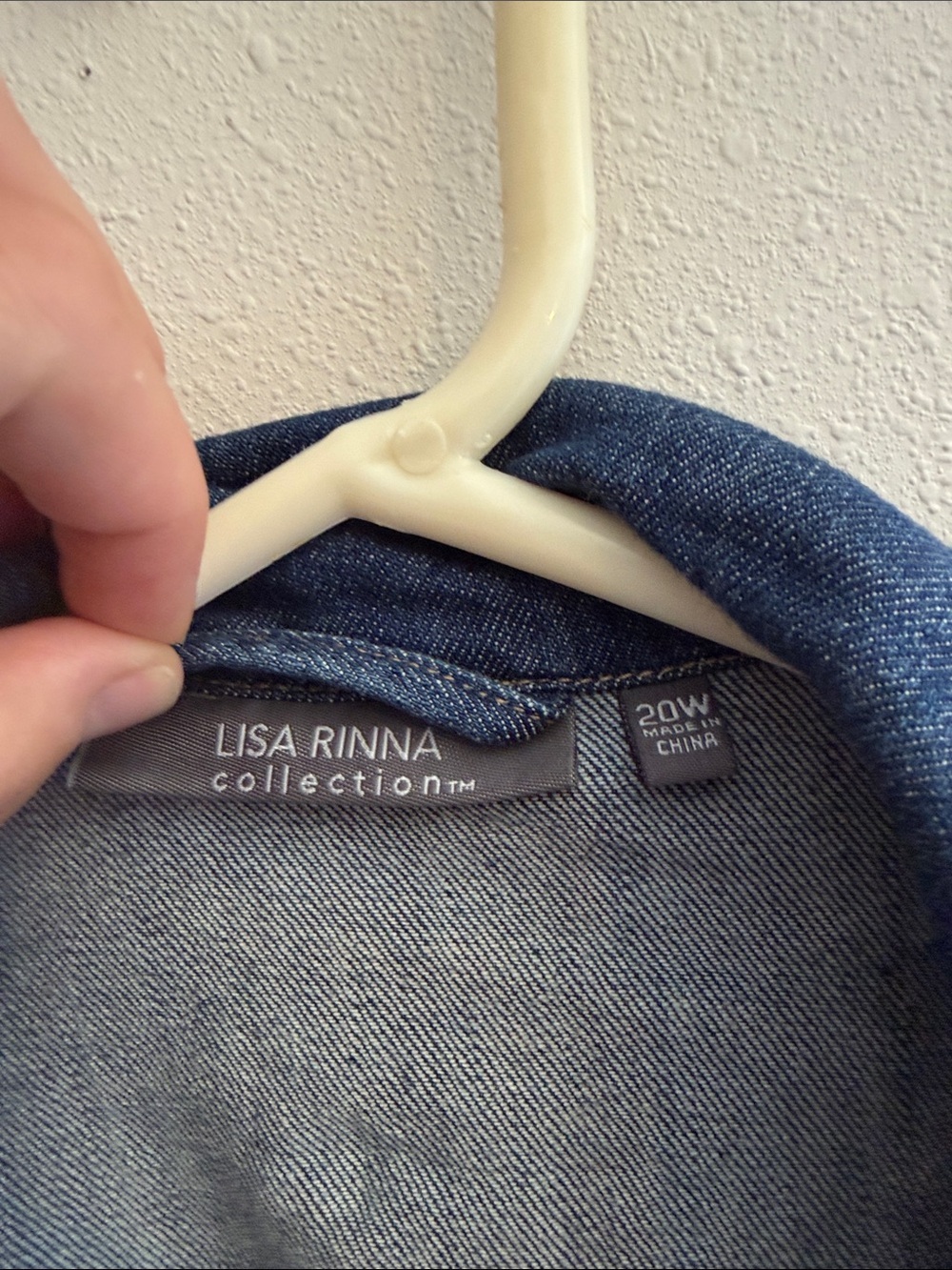 Lisa Rinna Collection Blue Denim Jacket - Picture 2 of 5
